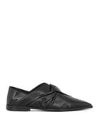 Allsaints Women's Alia Leather Knotted Leather Flats