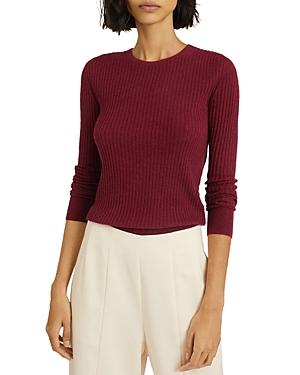 Reiss Michelle Scoop Neck Long Sleeve Top