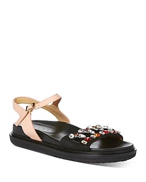 Marni Women's Fussbett Rhinestone Embellished Sandals