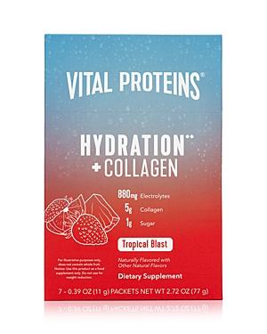 Vital Proteins Hydration + Collagen Tropical Blast Stick Pack Box, Set Of 7