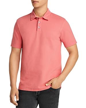 Z Zegna Garment-dyed Pique Regular Fit Polo Shirt