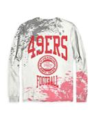 Junk Food San Francisco 49ers Long Sleeve Tie Dye Crewneck Tee