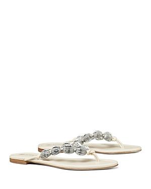 Tory Burch Women's Capri Beaded Thong Sandals
