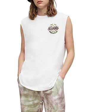Allsaints Shredder Relaxed Fit Sleeveless Graphic Tee