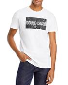 Roberto Cavalli Marble Logo Graphic Tee (86% Off) - Comparable Value $290