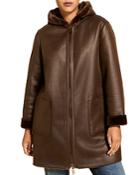 Marina Rinaldi Editore Faux Leather Jacket