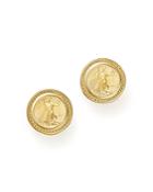 Coin Clip-on Earrings In 14k Yellow Gold - 100% Exclusive
