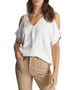 Reiss Dakota Cold Shoulder Top