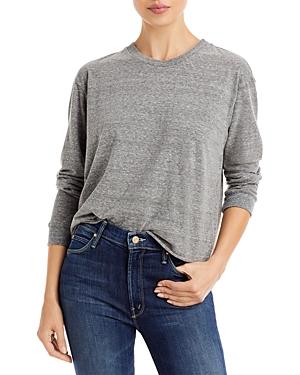 Mother The Long Sleeve Slouchy Cut Off Tee