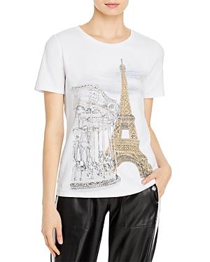 Karl Lagerfeld Paris Embellished Paris Tee