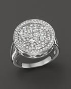 Diamond Mosaic Statement Ring In 14k White Gold, 1.45 Ct. T.w. - 100% Exclusive