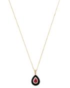 Bloomingdale's Ruby, Black Onyx & Diamond Pendant Necklace In 14k Yellow Gold, 18 - 100% Exclusive