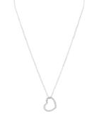 Aqua Sterling Heart Pendant Necklace, 16 - 100% Exclusive