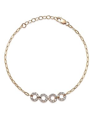 Bloomingdale's Diamond Circles Bracelet In 14k Yellow Gold, 0.45 Ct. T.w. - 100% Exclusive