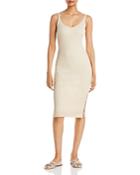 Aqua Liana Ribbed Knit Midi Dress - 100% Exclusive