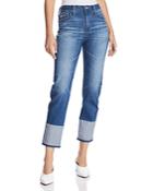 Ag Isabelle Straight Crop Jeans In 15 Years Finite