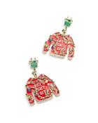 Baublebar Ugly Holiday Sweater Statement Earrings