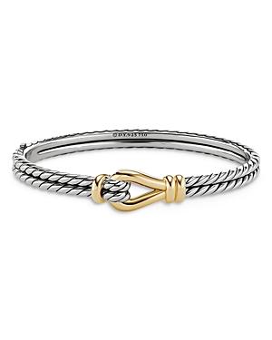David Yurman Thoroughbred Loop Bracelet With 18k Yellow Gold