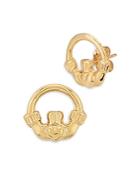 Bloomingdale's Claddagh Stud Earrings In 14k Yellow Gold - 100% Exclusive
