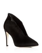 Joan Oloff Women's Dorsey Suede & Patent Leather Pointed-toe Pumps