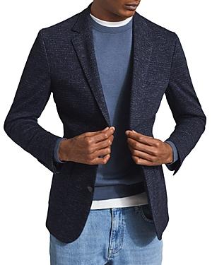 Reiss Slim Fit Jersey Check Blazer