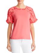 Kobi Halperin Betsy Ruffled Trim Top