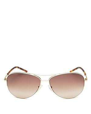 Marc Jacobs Women's Rimless Aviator Sunglasses, 59mm