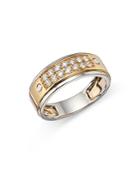 Bloomingdale's Men's Diamond Band In 14k White & Yellow Gold, 0.50 Ct. T.w. - 100% Exclusive