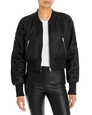 Aqua Deena Nylon Bomber Jacket - 100% Exclusive