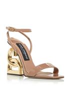 Dolce & Gabbana Women's Keira D & G Pop Logo High Heel Sandals