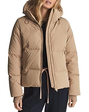 Reiss Thea Hooded Short Puffer Jacket