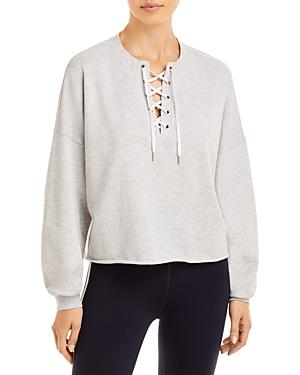 Aqua Athletic Lace Front Sweatshirt - 100% Exclusive