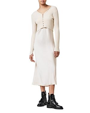 Allsaints Ondra 2 In 1 Slip Dress