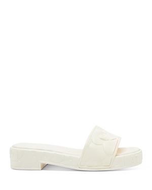 Valentino Garavani Women's Floral Texture Slide Sandals