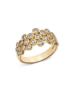 Bloomingdale's Diamond Bezel Set Cluster Ring In 14k Yellow Gold, 0.75 Ct. T.w. - 100% Exclusive