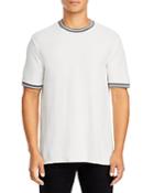 Atm Anthony Thomas Melillo Pima Cotton Pique Tipped Ringer Tee