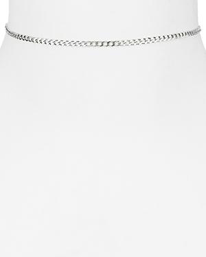Argento Vivo Curb Chain Choker Necklace, 12