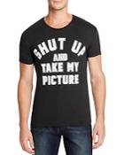 Happiness Shut Up Take My Picture Graphic Tee