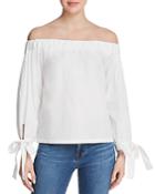 7 For All Mankind Off-the-shoulder Top