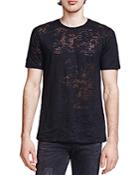 The Kooples Heavy Burn Out Jersey Tee