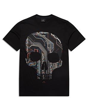 Ps Paul Smith Circuit Skull Graphic Short Sleeve Tee