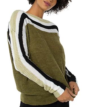 Liverpool Los Angeles Striped Oversized Dolman Sweater