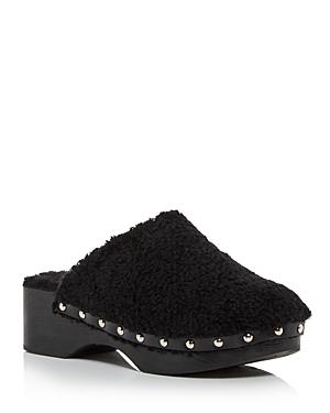 Ancient Greek Sandals Women's Shearling Studded Clogs