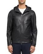 Theory Sanford Leather Regular Fit Jacket