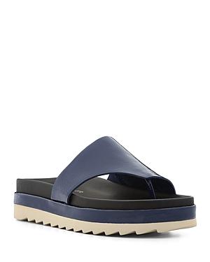 Donald Pliner Women's Lylaa Patent Leather Platform Slide Sandals