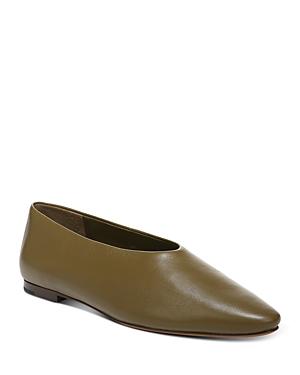 Vince Women's Behati Almond Toe Slip On Flats