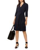 Karen Millen Trench-coat Inspired Pleated-skirt Dress