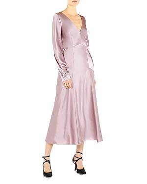 Alberta Ferretti Silk Midi Dress