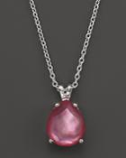 Ippolita Wonderland Pear Shape Necklace In Peony, 16-18