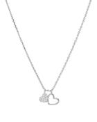 Aqua Double Heart Pendant Necklace In 14k Gold-plated Sterling Silver Or Sterling Silver, 16 - 100% Exclusive